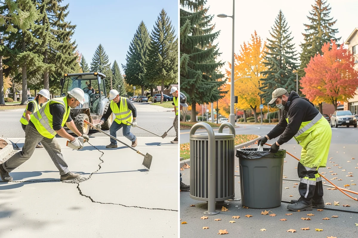 Street Litter Removal in Algona, King County, WA - Define collection routes and service frequency with your staff