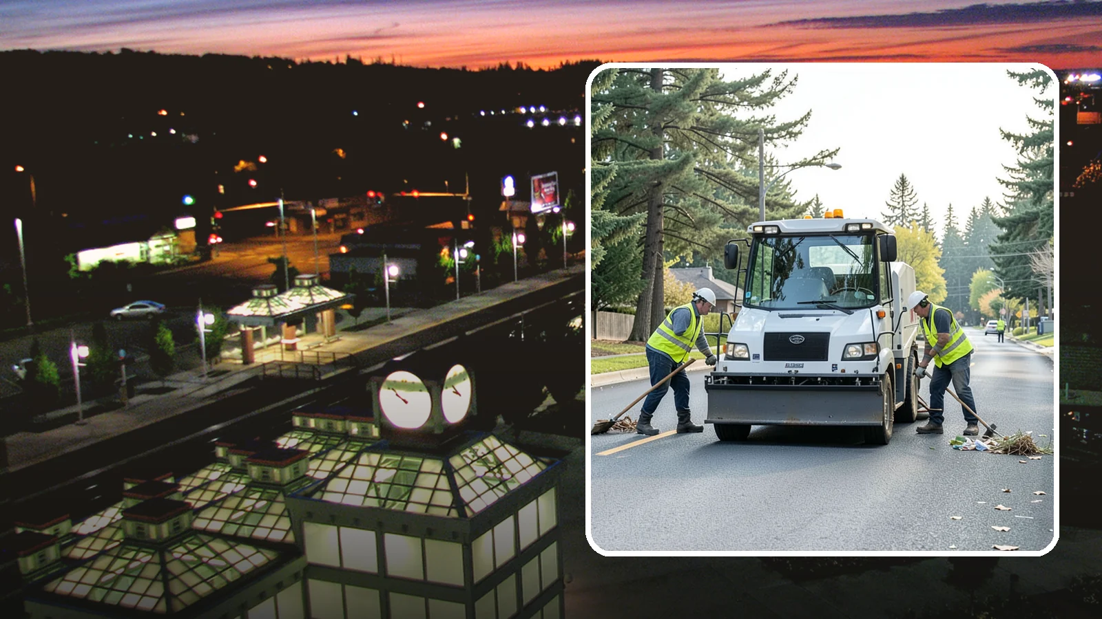 Street Litter Removal in Auburn, King County, WA - Routine collection of litter from streets, gutters, and curb lines across defined municipal routes.