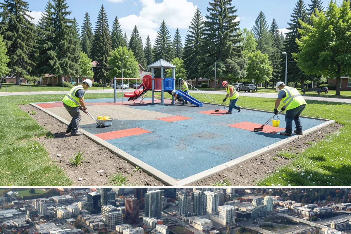 Street Litter Removal in Bellevue, King County, WA - Service runs year-round, with added attention after fall leaf drop and following high-wind events that scatter debris.