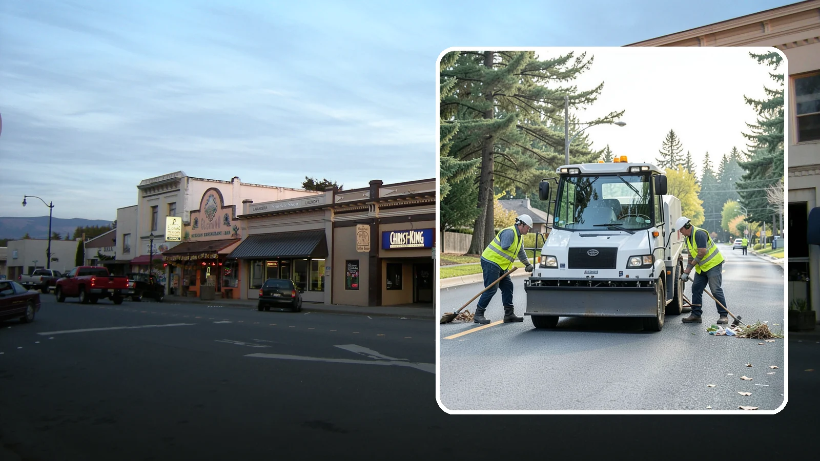Street Litter Removal in Burlington, Skagit County, WA - Routine collection of litter from streets, gutters, and curb lines across defined municipal routes.