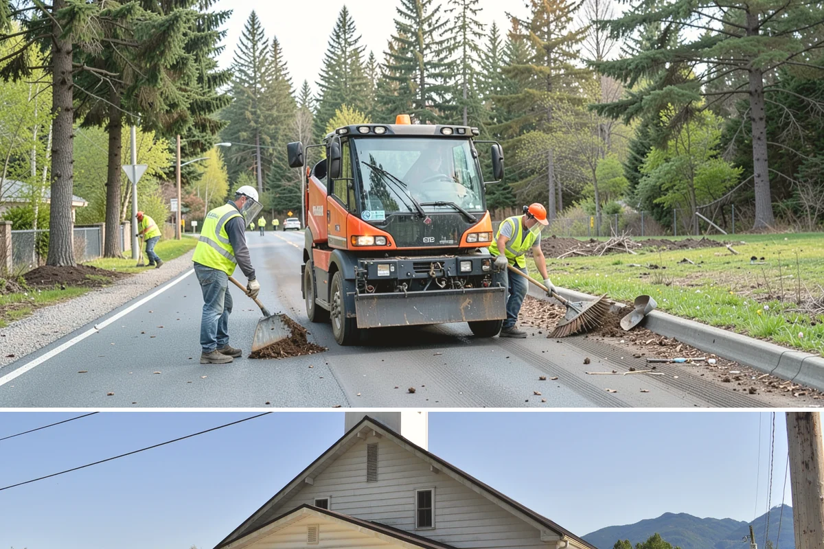 Street Litter Removal in Concrete, Skagit County, WA - Service runs year-round, with added attention after fall leaf drop and following high-wind events that scatter debris.