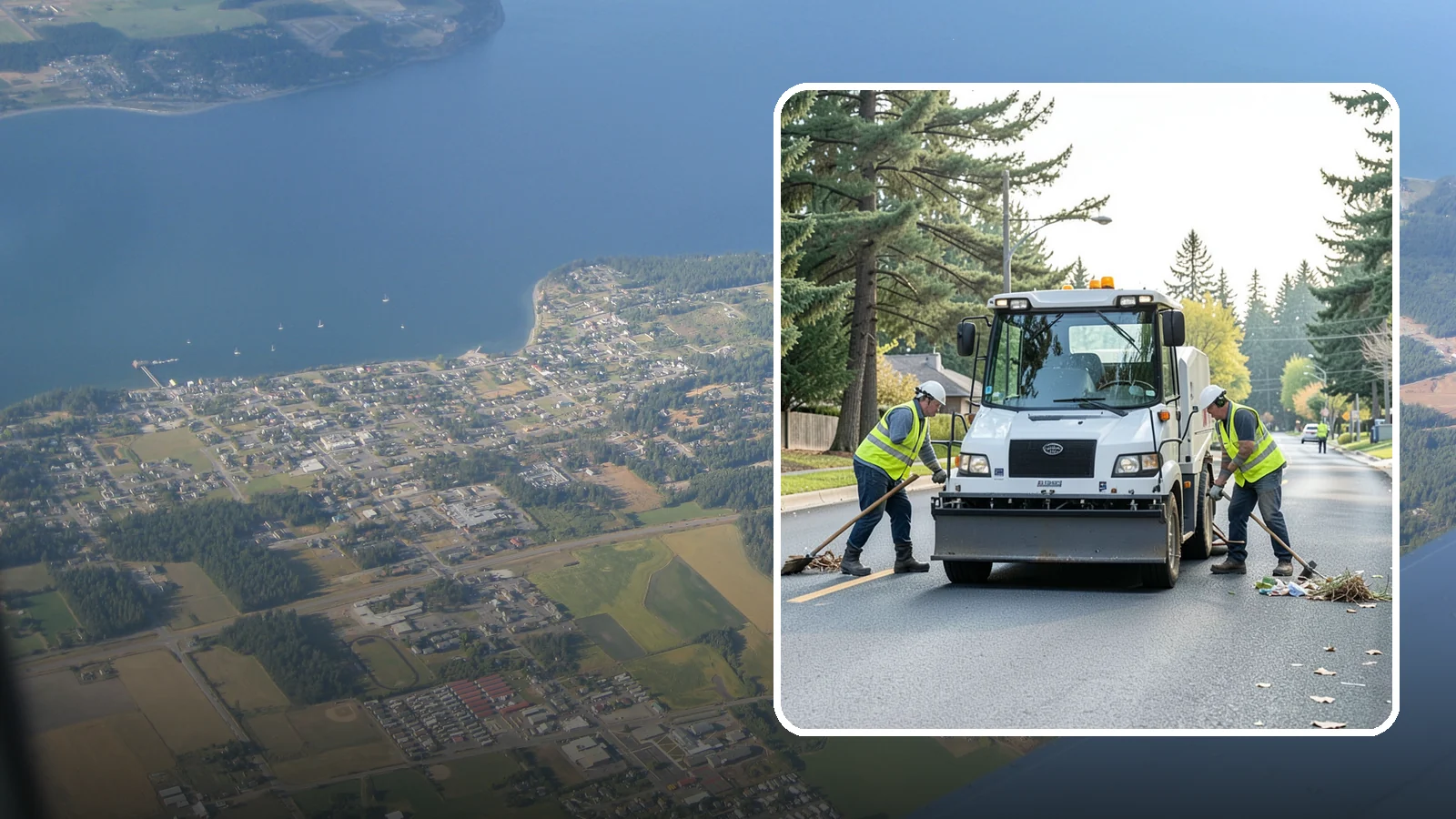 Street Litter Removal in Coupeville, Island County, WA - Routine collection of litter from streets, gutters, and curb lines across defined municipal routes.