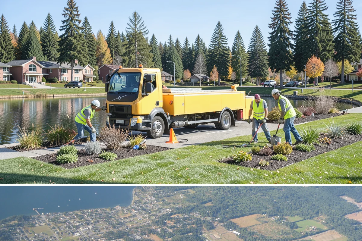 Street Litter Removal in Coupeville, Island County, WA - Service runs year-round, with added attention after fall leaf drop and following high-wind events that scatter debris.