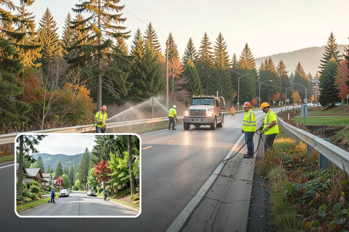 Street Litter Removal in Darrington, Snohomish County, WA - Scheduled route coverage with verifiable completion tracking