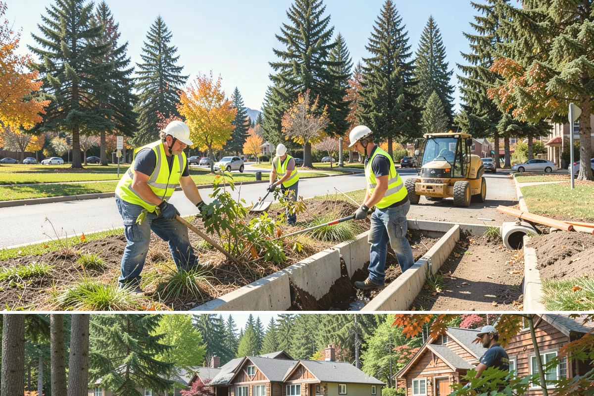 Street Litter Removal in Edgewood, Pierce County, WA - Service runs year-round, with added attention after fall leaf drop and following high-wind events that scatter debris.