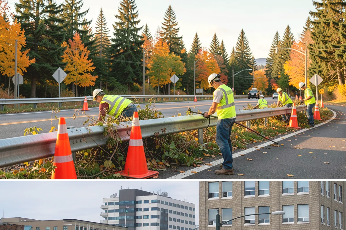 Street Litter Removal in Everett, Snohomish County, WA - Service runs year-round, with added attention after fall leaf drop and following high-wind events that scatter debris.