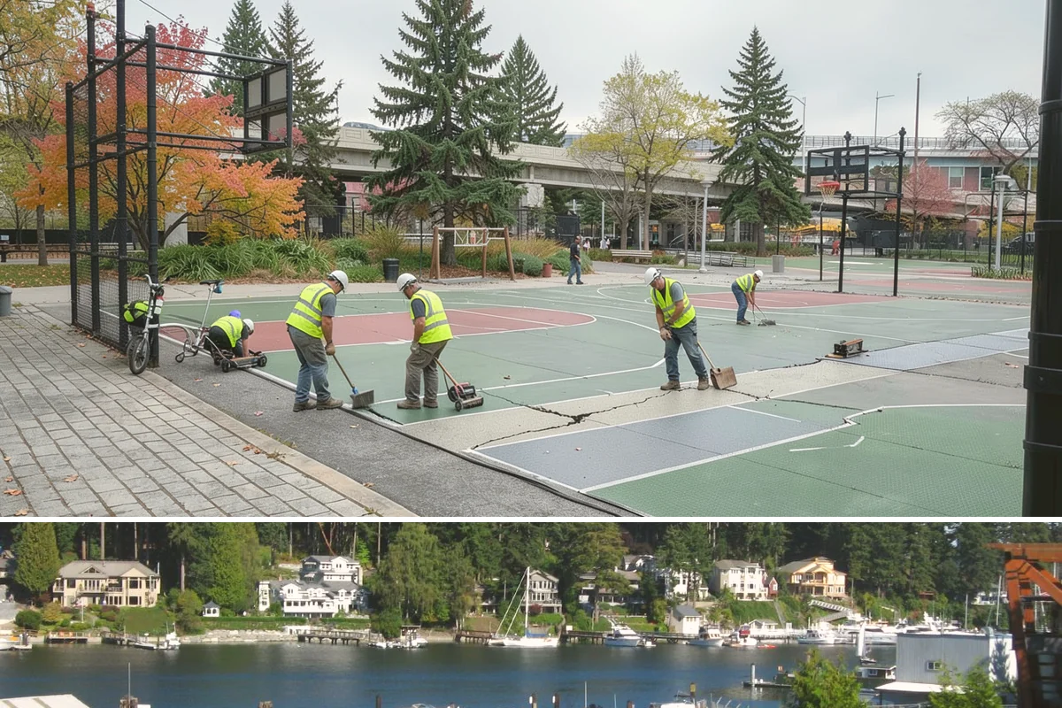 Street Litter Removal in Gig Harbor, Pierce County, WA - Service runs year-round, with added attention after fall leaf drop and following high-wind events that scatter debris.