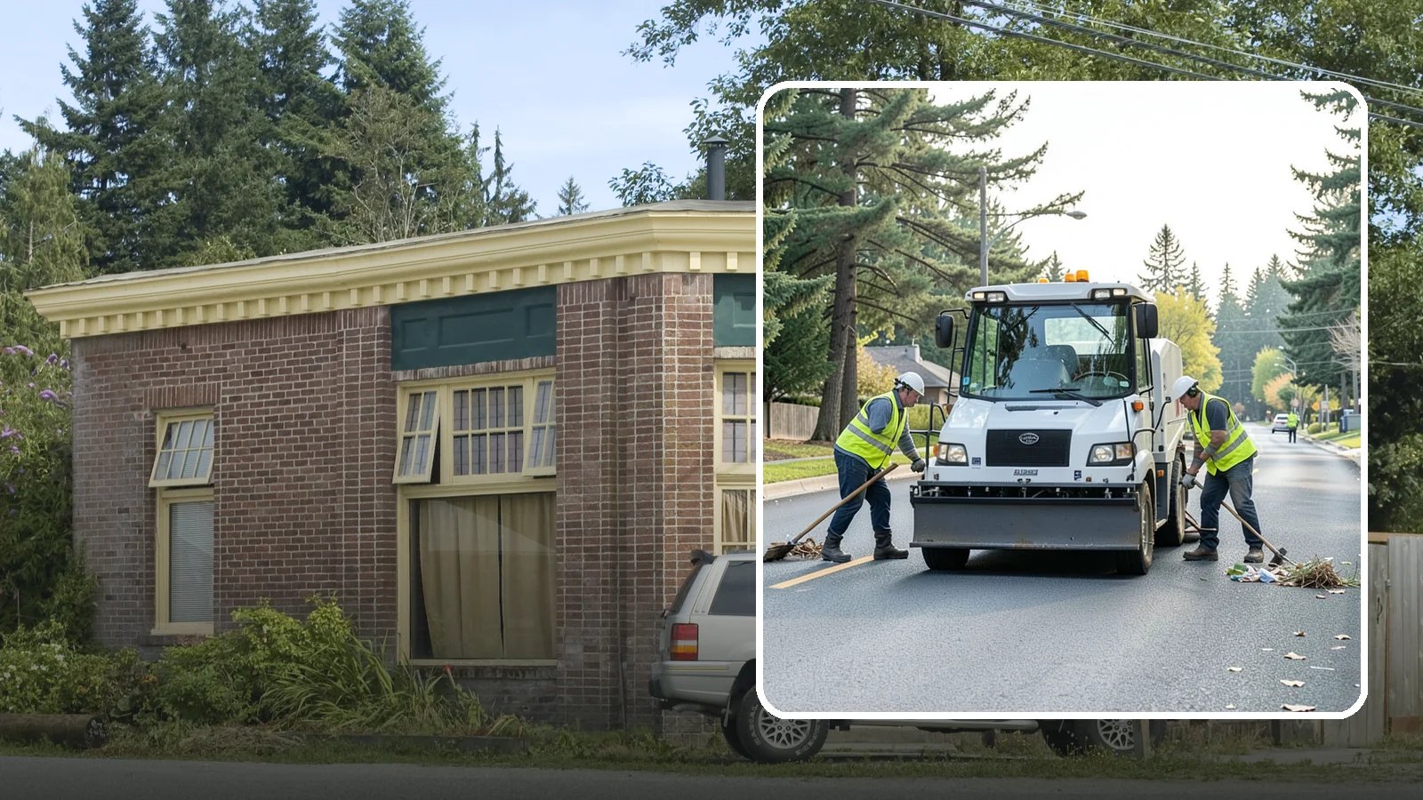 Street Litter Removal in Hamilton, Skagit County, WA - Routine collection of litter from streets, gutters, and curb lines across defined municipal routes.