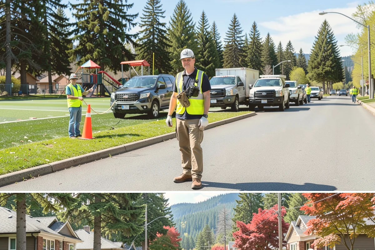 Street Litter Removal in Hunts Point, King County, WA - Service runs year-round, with added attention after fall leaf drop and following high-wind events that scatter debris.