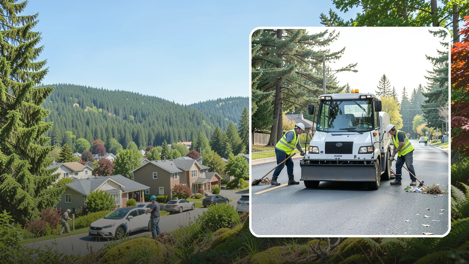Street Litter Removal in Index, Snohomish County, WA - Routine collection of litter from streets, gutters, and curb lines across defined municipal routes.