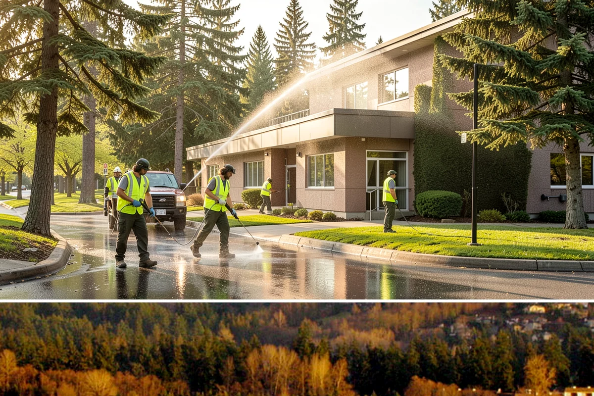 Street Litter Removal in Kenmore, King County, WA - Service runs year-round, with added attention after fall leaf drop and following high-wind events that scatter debris.