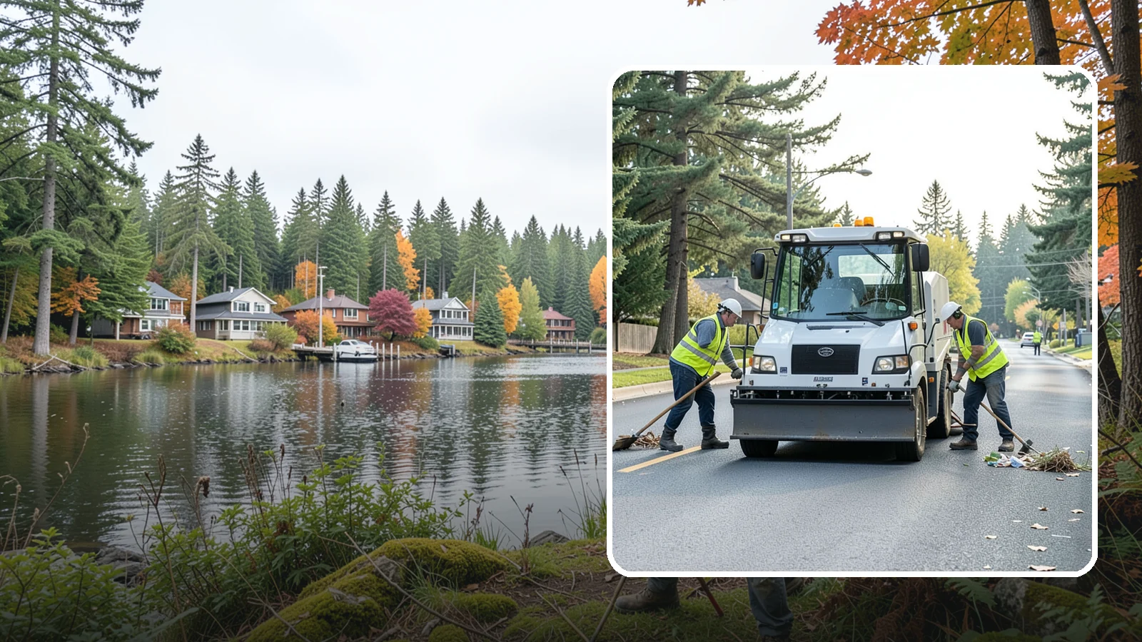 Street Litter Removal in La Conner, Skagit County, WA - Routine collection of litter from streets, gutters, and curb lines across defined municipal routes.