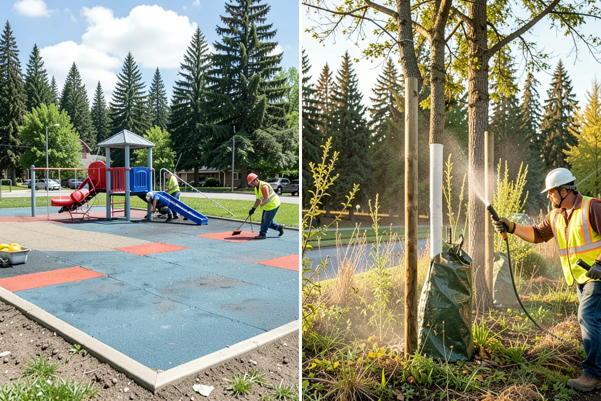 Street Litter Removal in Lake Forest Park, King County, WA - Define collection routes and service frequency with your staff