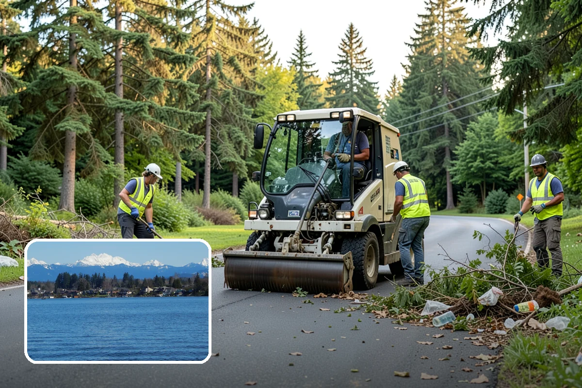 Street Litter Removal in Lake Stevens, Snohomish County, WA - Scheduled route coverage with verifiable completion tracking