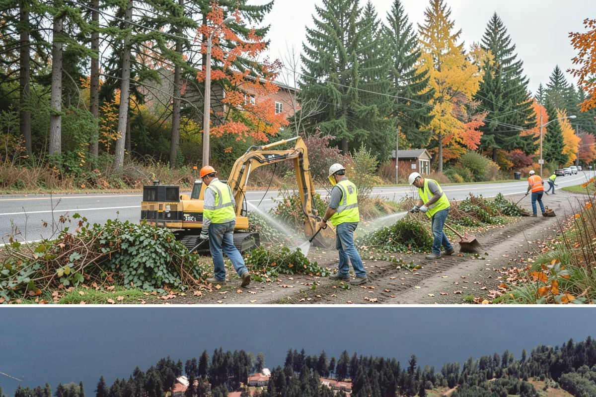 Street Litter Removal in Lakewood, Pierce County, WA - Service runs year-round, with added attention after fall leaf drop and following high-wind events that scatter debris.