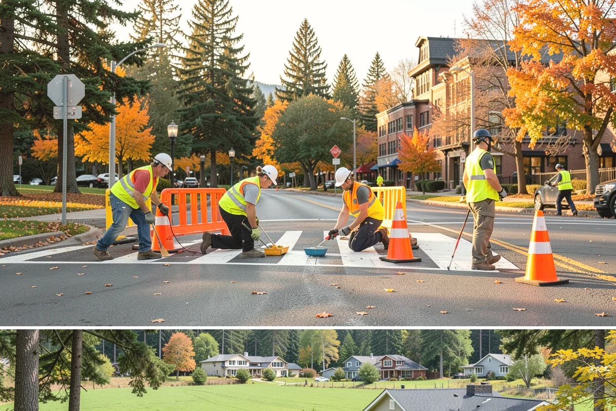 Street Litter Removal in Lyman, Skagit County, WA - Service runs year-round, with added attention after fall leaf drop and following high-wind events that scatter debris.