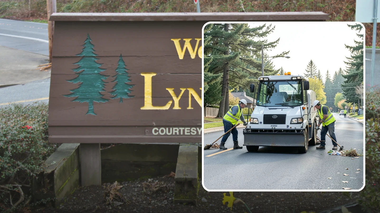 Street Litter Removal in Lynnwood, Snohomish County, WA - Routine collection of litter from streets, gutters, and curb lines across defined municipal routes.