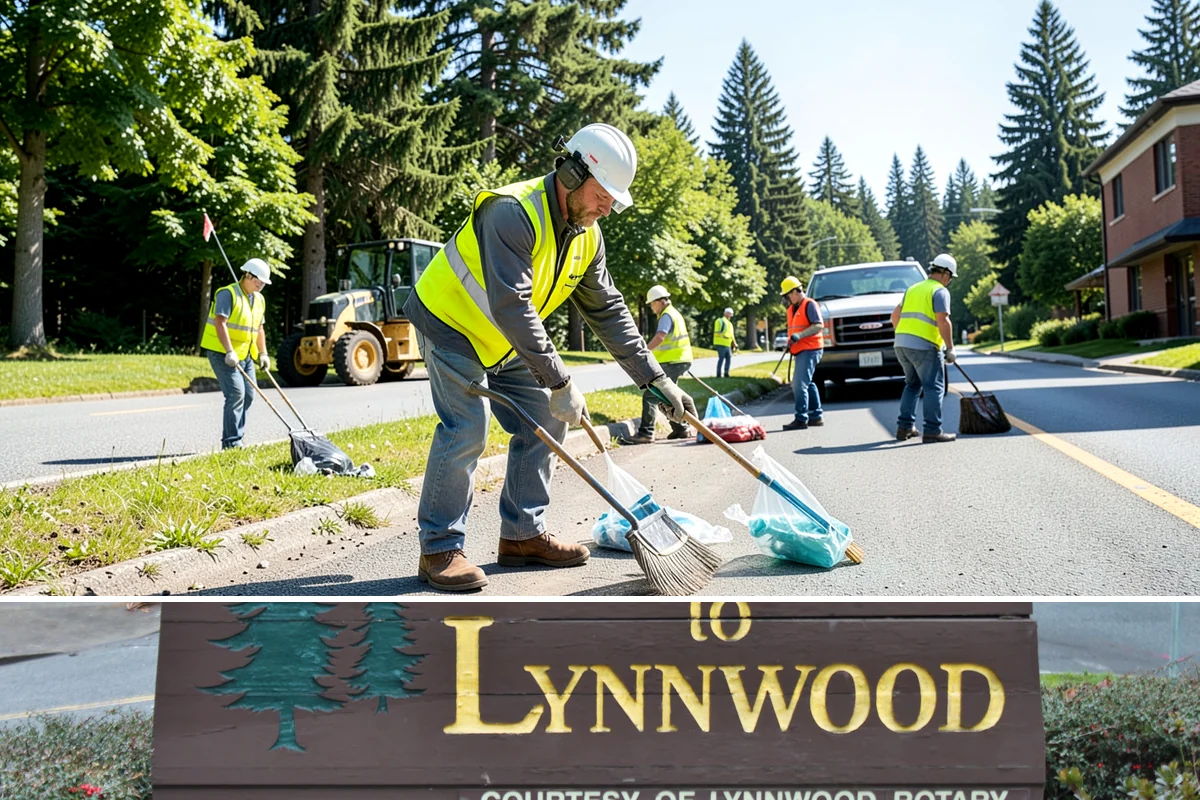 Street Litter Removal in Lynnwood, Snohomish County, WA - Service runs year-round, with added attention after fall leaf drop and following high-wind events that scatter debris.