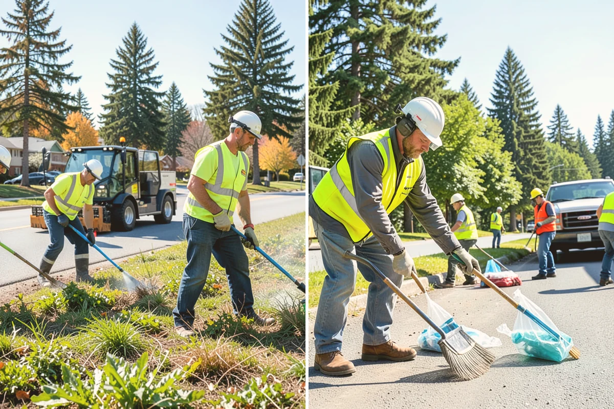 Street Litter Removal in Milton, King County, WA - Define collection routes and service frequency with your staff
