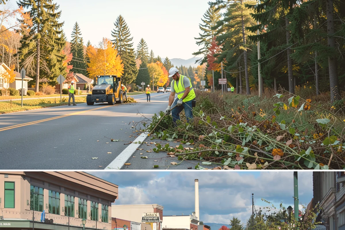 Street Litter Removal in Monroe, Snohomish County, WA - Service runs year-round, with added attention after fall leaf drop and following high-wind events that scatter debris.