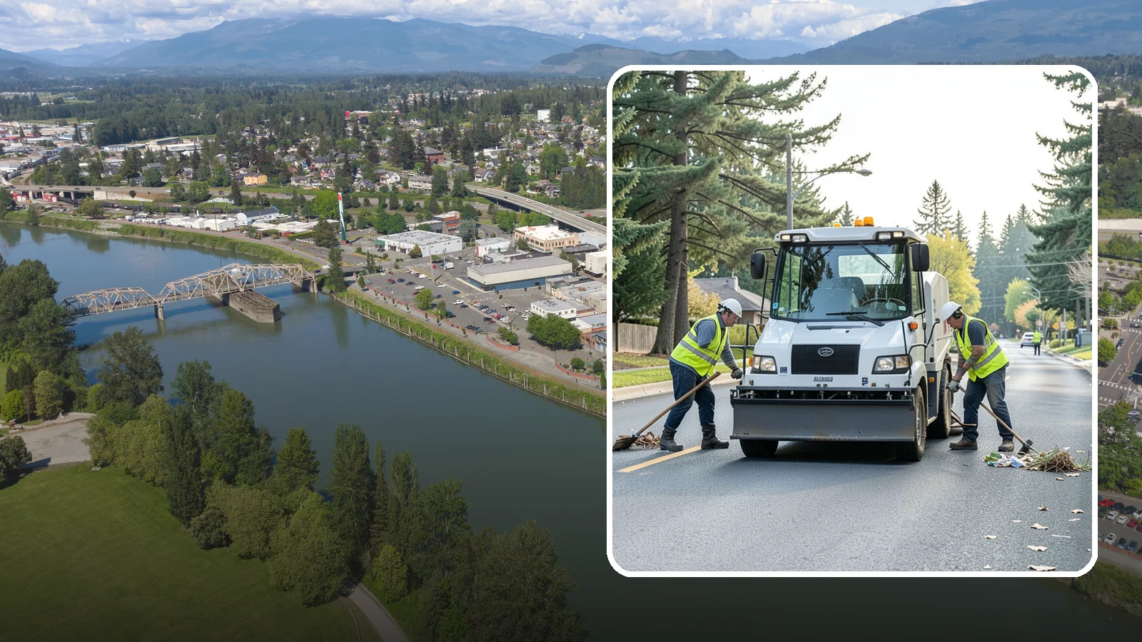 Street Litter Removal in Mount Vernon, Skagit County, WA - Routine collection of litter from streets, gutters, and curb lines across defined municipal routes.