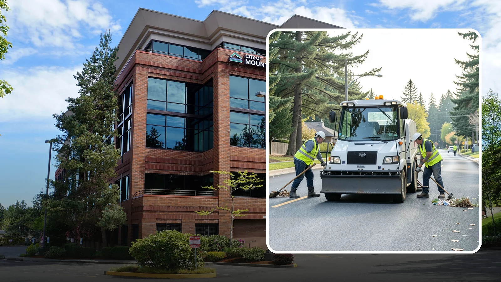 Street Litter Removal in Mountlake Terrace, Snohomish County, WA - Routine collection of litter from streets, gutters, and curb lines across defined municipal routes.