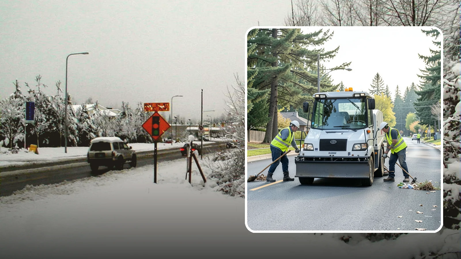 Street Litter Removal in Newcastle, King County, WA - Routine collection of litter from streets, gutters, and curb lines across defined municipal routes.