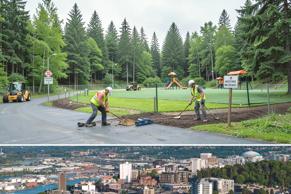 Street Litter Removal in Tacoma, Pierce County, WA - Service runs year-round, with added attention after fall leaf drop and following high-wind events that scatter debris.