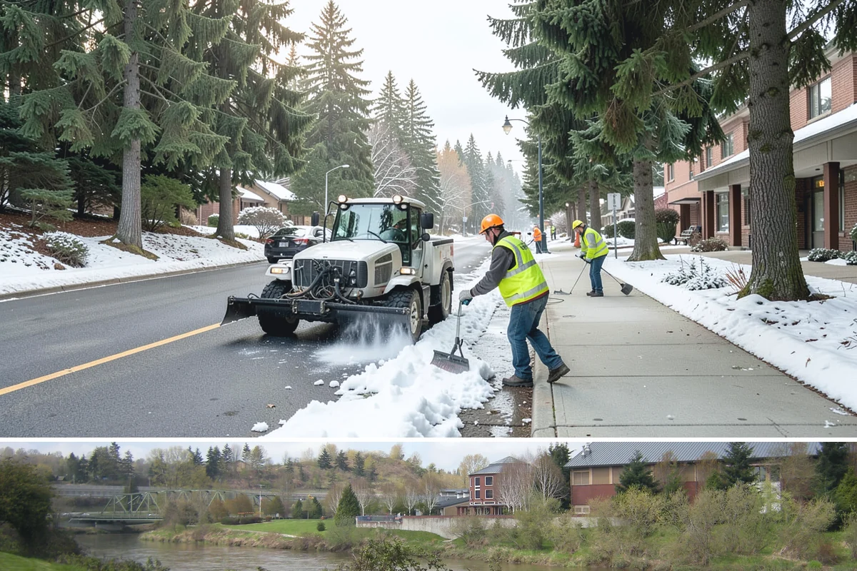 Street Litter Removal in Tukwila, King County, WA - Service runs year-round, with added attention after fall leaf drop and following high-wind events that scatter debris.