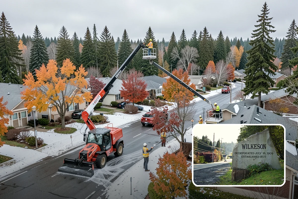 Street Litter Removal in Wilkeson, Pierce County, WA - Scheduled route coverage with verifiable completion tracking