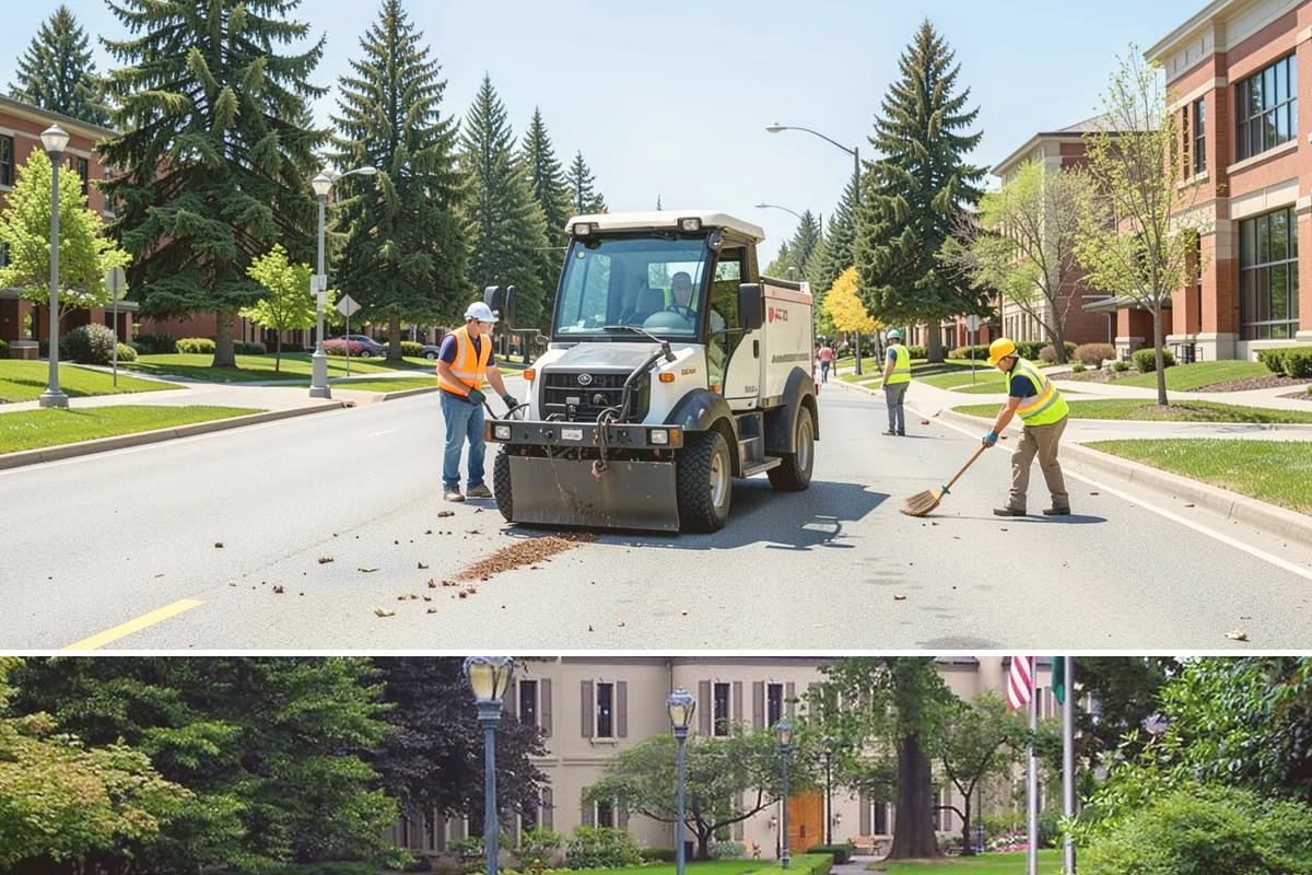 Street Litter Removal in Woodinville, King County, WA - Service runs year-round, with added attention after fall leaf drop and following high-wind events that scatter debris.