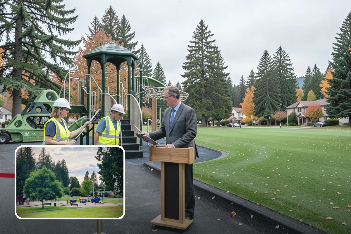 Street Name Sign Installation in Bonney Lake, Pierce County, WA - Brings street name signage into MUTCD and retroreflectivity compliance