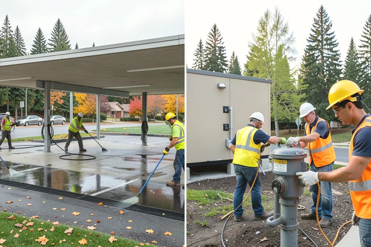 Street Name Sign Installation in Burien, King County, WA - Confirm naming, sheeting grade, and mounting standard with staff