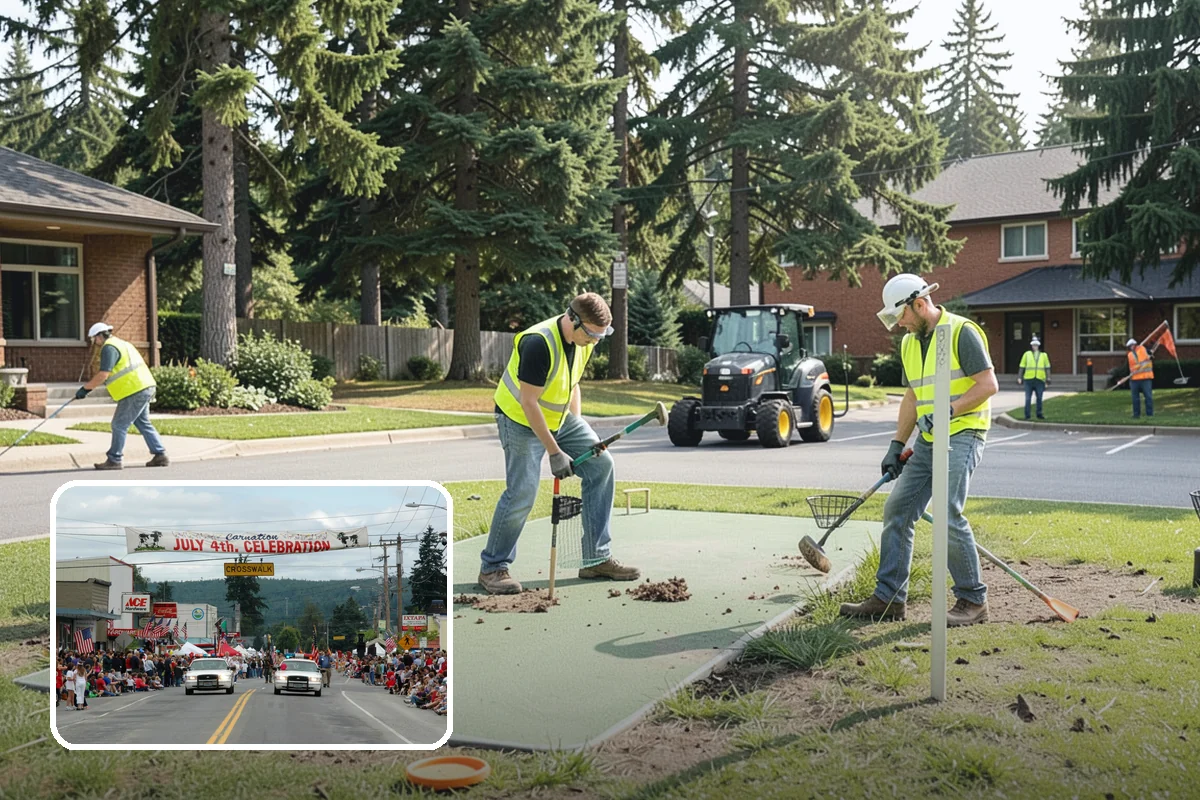 Street Name Sign Installation in Carnation, King County, WA - Brings street name signage into MUTCD and retroreflectivity compliance