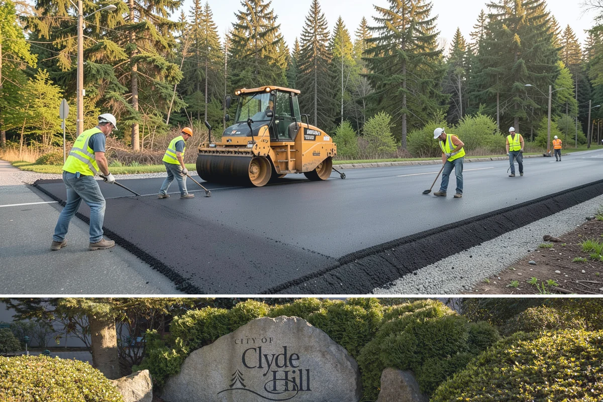 Street Name Sign Installation in Clyde Hill, King County, WA - Sign installation proceeds year-round in Western Washington, though post setting is easier outside prolonged winter saturation.