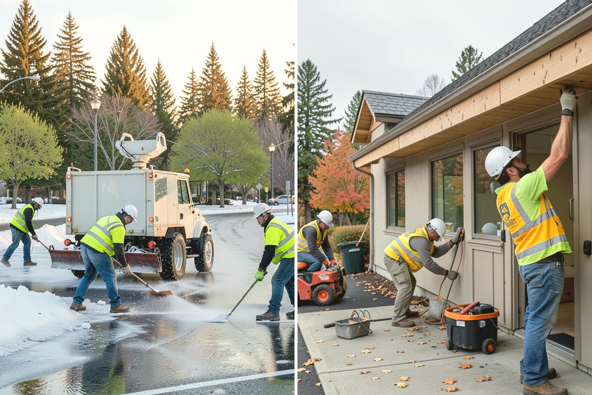 Street Name Sign Installation in Covington, King County, WA - Confirm naming, sheeting grade, and mounting standard with staff