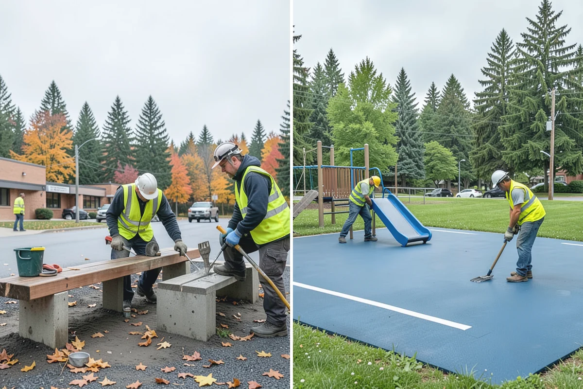 Street Name Sign Installation in Des Moines, King County, WA - Confirm naming, sheeting grade, and mounting standard with staff