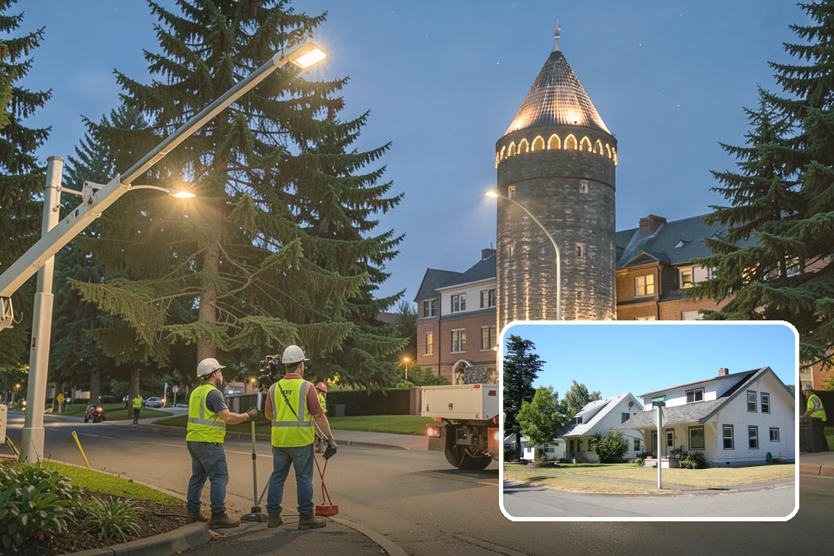 Street Name Sign Installation in DuPont, Pierce County, WA - Brings street name signage into MUTCD and retroreflectivity compliance