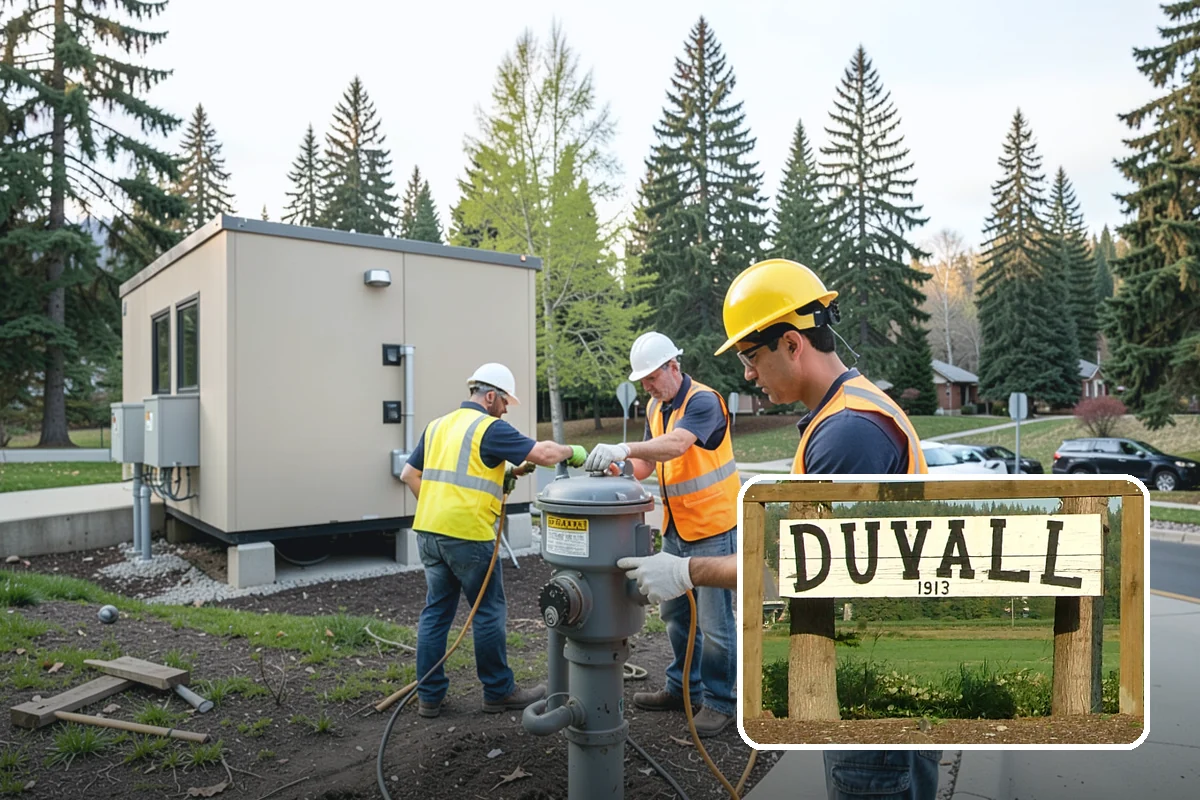 Street Name Sign Installation in Duvall, King County, WA - Brings street name signage into MUTCD and retroreflectivity compliance