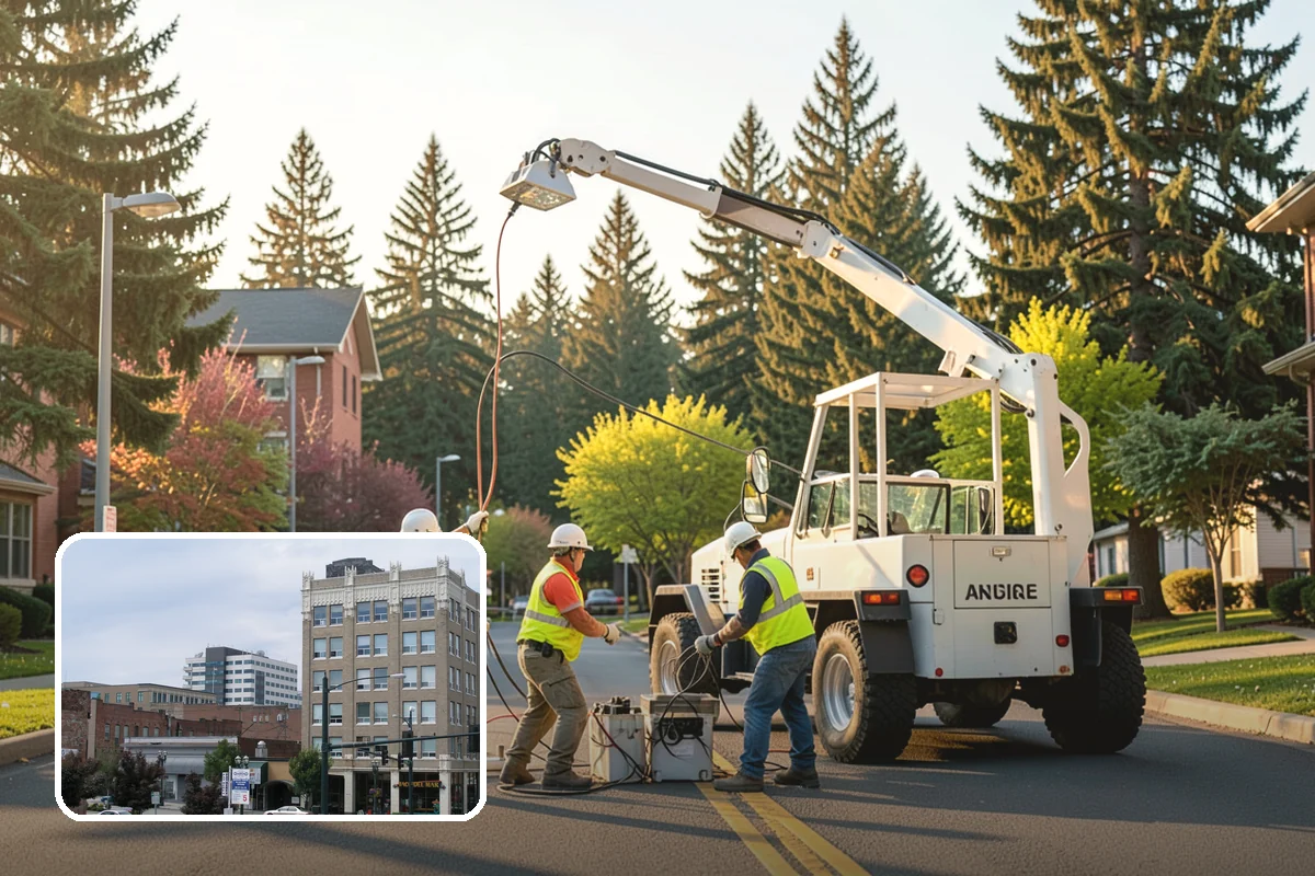 Street Name Sign Installation in Everett, Snohomish County, WA - Brings street name signage into MUTCD and retroreflectivity compliance