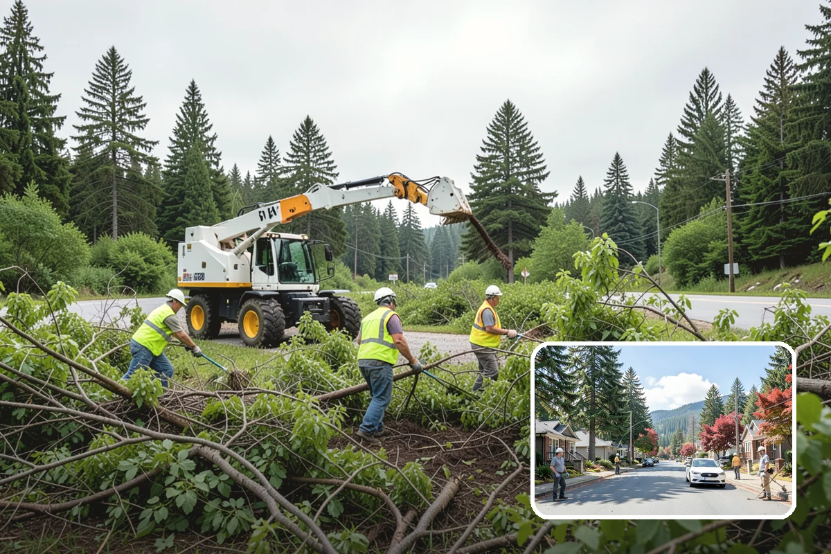 Street Name Sign Installation in Hunts Point, King County, WA - Brings street name signage into MUTCD and retroreflectivity compliance