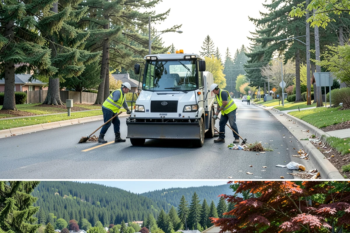Street Name Sign Installation in Index, Snohomish County, WA - Sign installation proceeds year-round in Western Washington, though post setting is easier outside prolonged winter saturation.