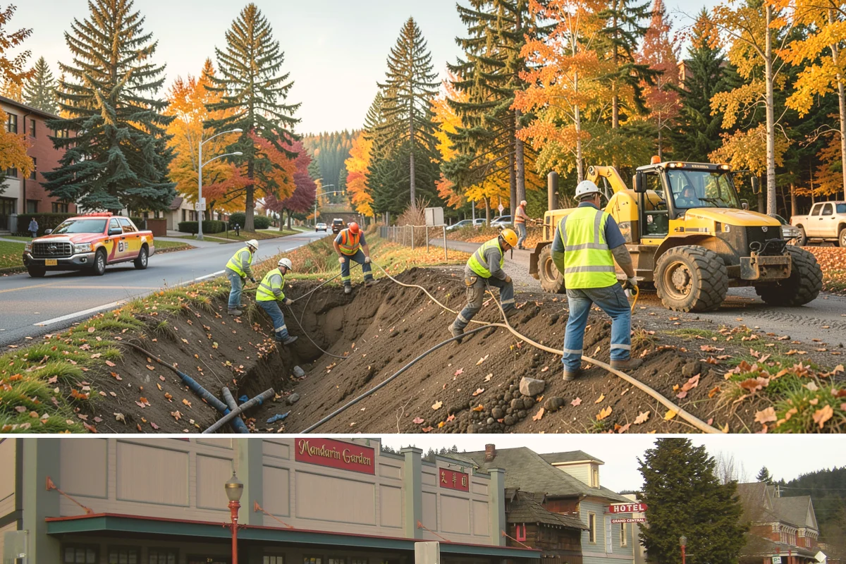 Street Name Sign Installation in Issaquah, King County, WA - Sign installation proceeds year-round in Western Washington, though post setting is easier outside prolonged winter saturation.