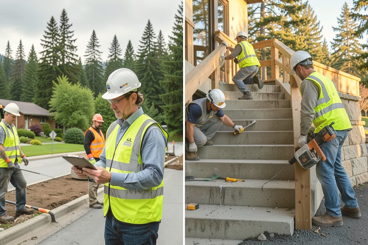 Street Name Sign Installation in Kent, King County, WA - Confirm naming, sheeting grade, and mounting standard with staff