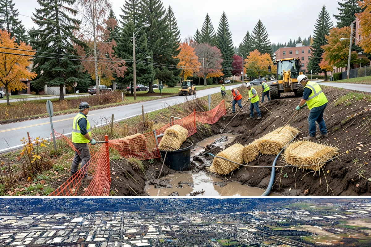 Street Name Sign Installation in Kent, King County, WA - Sign installation proceeds year-round in Western Washington, though post setting is easier outside prolonged winter saturation.