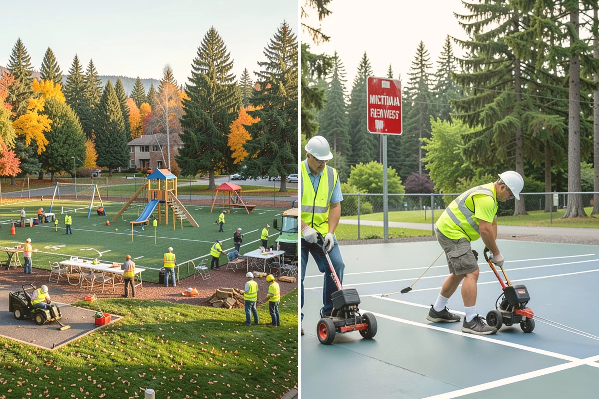 Street Name Sign Installation in Langley, Island County, WA - Confirm naming, sheeting grade, and mounting standard with staff