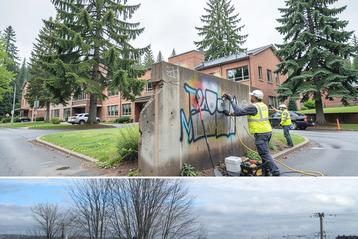 Street Name Sign Installation in Langley, Island County, WA - Sign installation proceeds year-round in Western Washington, though post setting is easier outside prolonged winter saturation.