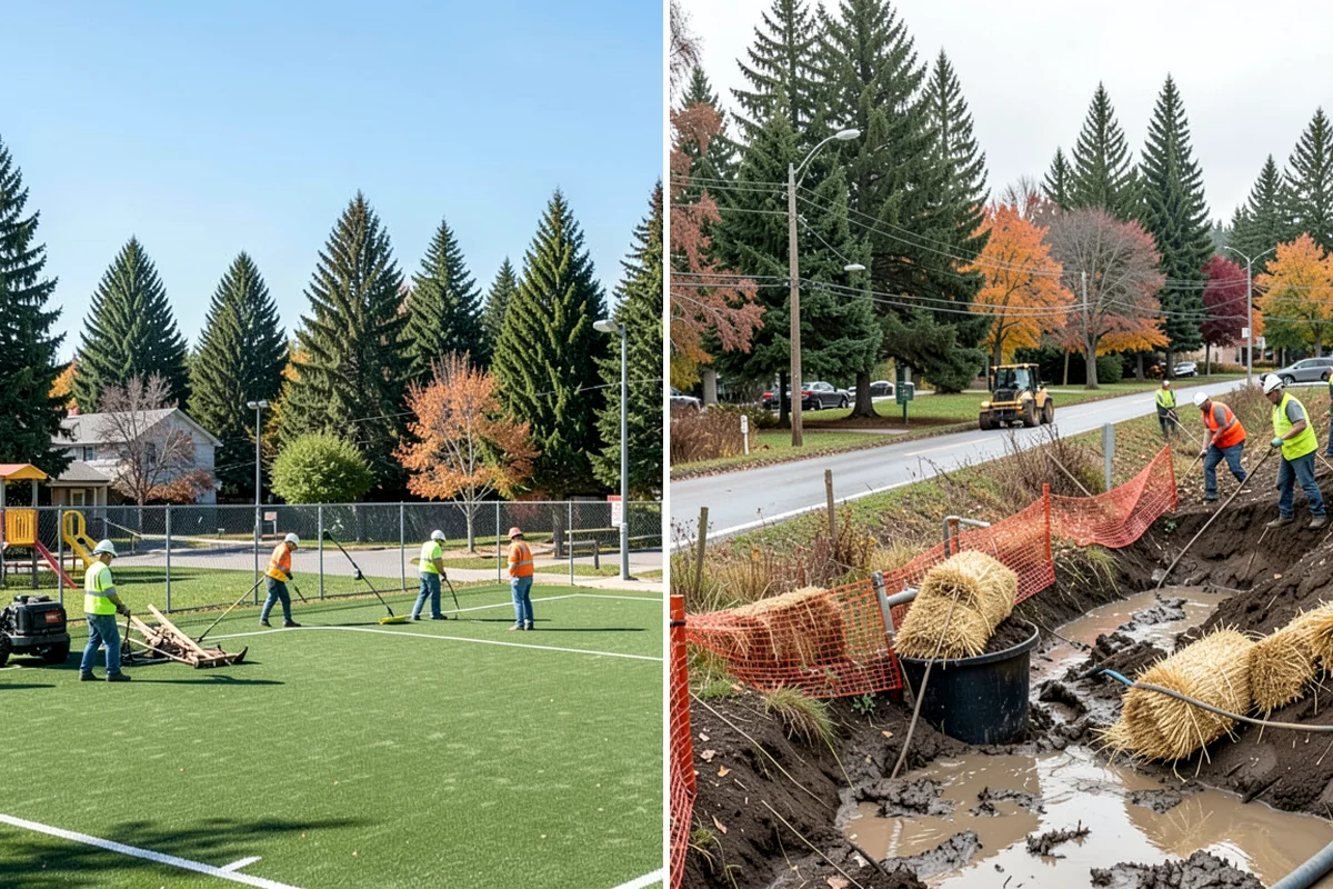 Street Name Sign Installation in Lyman, Skagit County, WA - Confirm naming, sheeting grade, and mounting standard with staff