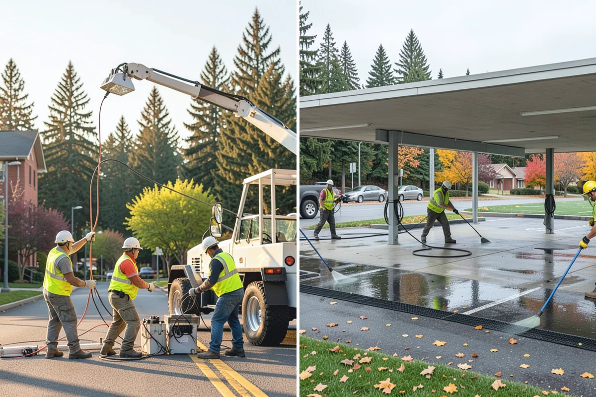 Street Name Sign Installation in Medina, King County, WA - Confirm naming, sheeting grade, and mounting standard with staff