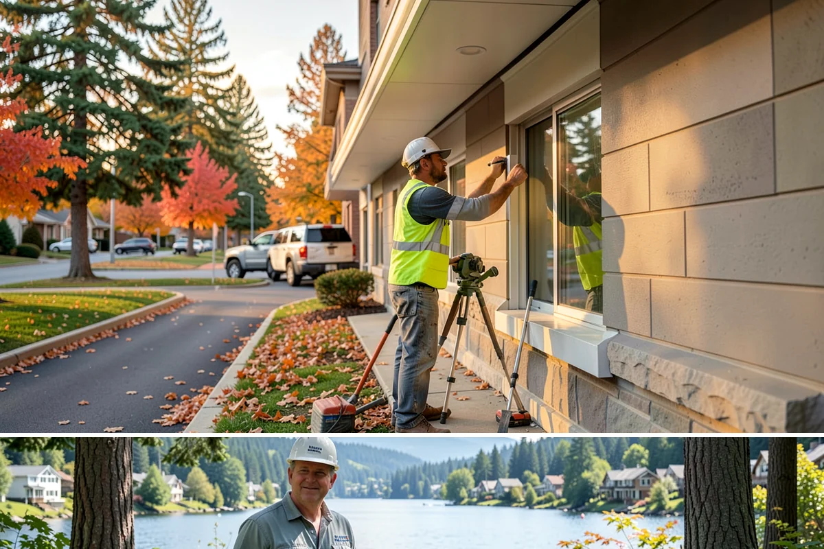 Street Name Sign Installation in Milton, King County, WA - Sign installation proceeds year-round in Western Washington, though post setting is easier outside prolonged winter saturation.